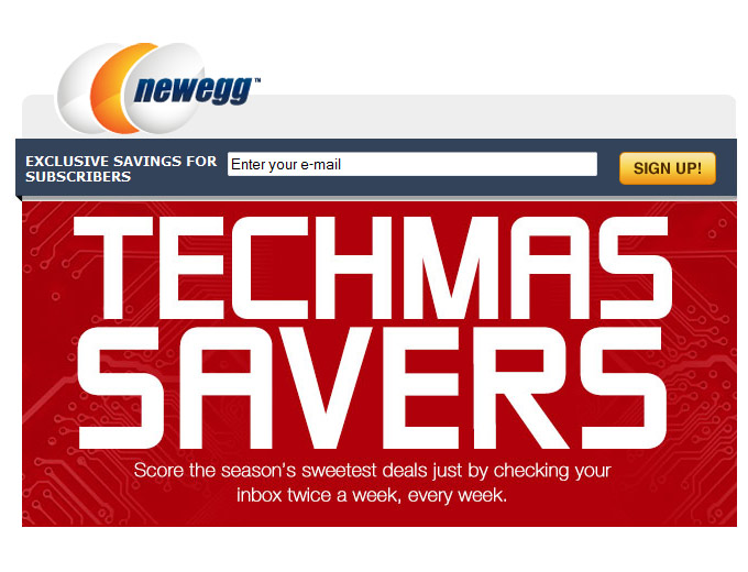 Newegg Techmas Savers Deals - 15 Great Deals