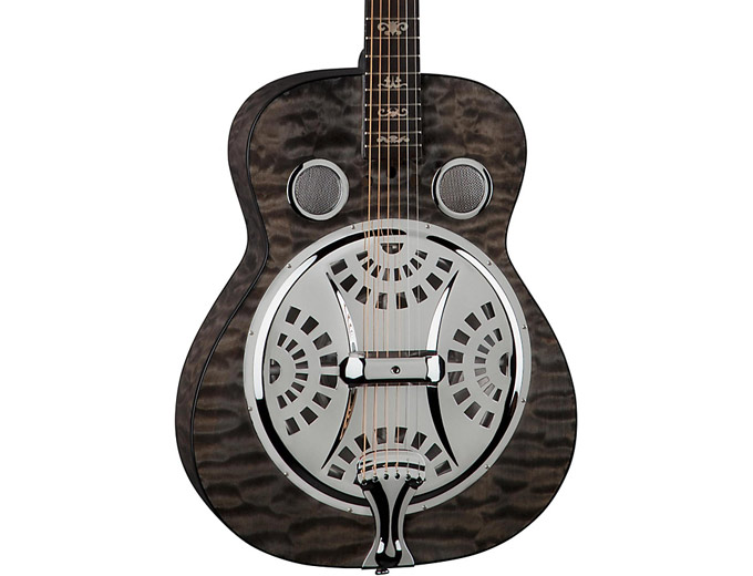 Dean Spider Quilt Maple Resonator Guitar