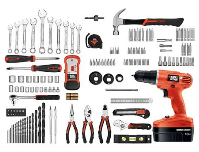 Black & Decker 18V Drill and Project Kit