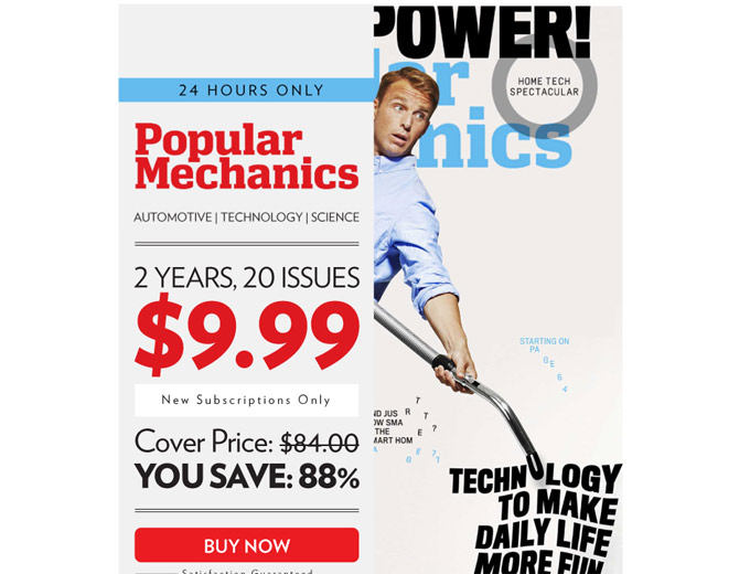 Popular Mechanics Magazine Subscription