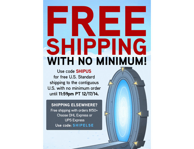 Deal: Free Shipping at ThinkGeek.com