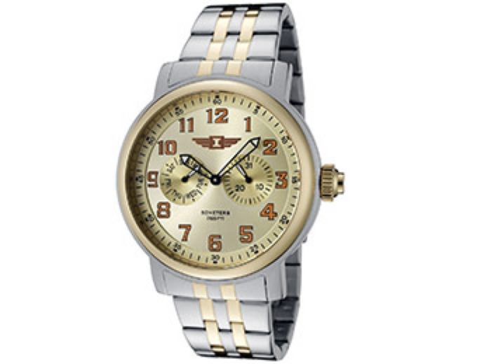 I By Invicta 18k Gold-Plated Watch