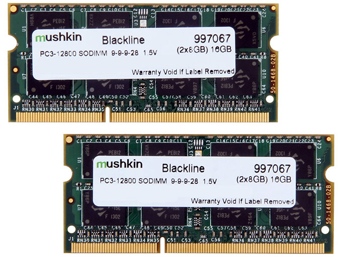Mushkin Enhanced Blackline 16GB Laptop Memory