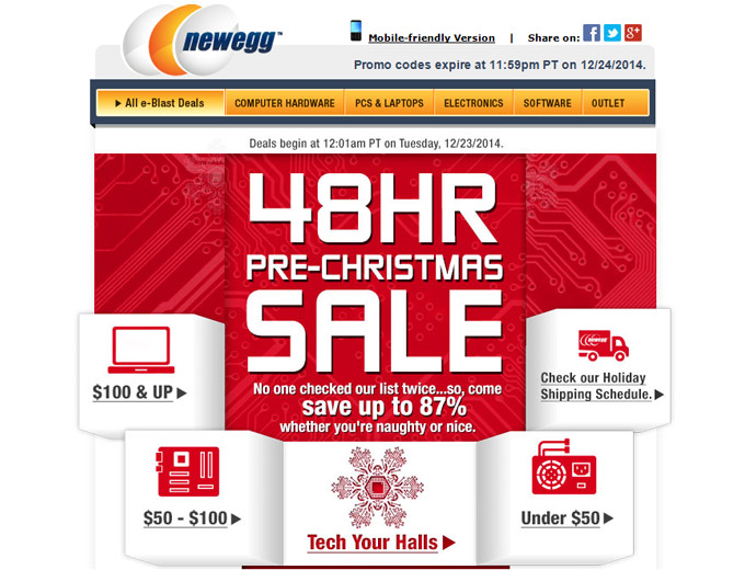 Newegg 48-Hour Sale - Up to 87% off