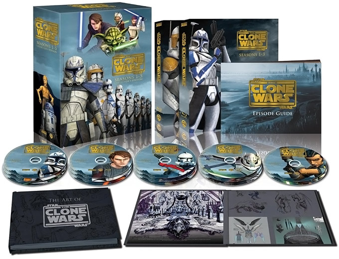 Star Wars: Clone Wars Seasons 1-5 Blu-ray
