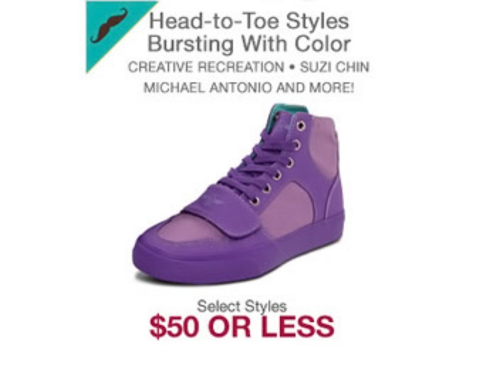 $50 or Less Top Brand Shoes & Apparel