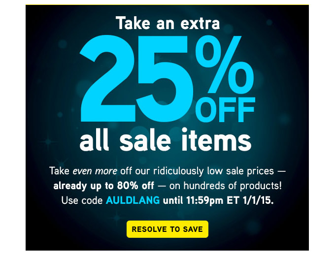 Extra 25% off Sale Items at ThinkGeek