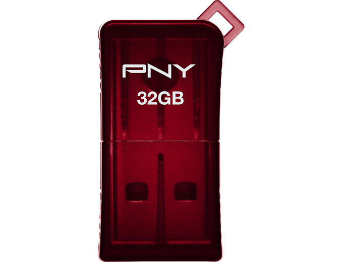 PNY Micro Sleek 32GB USB 2.0 Flash Drive