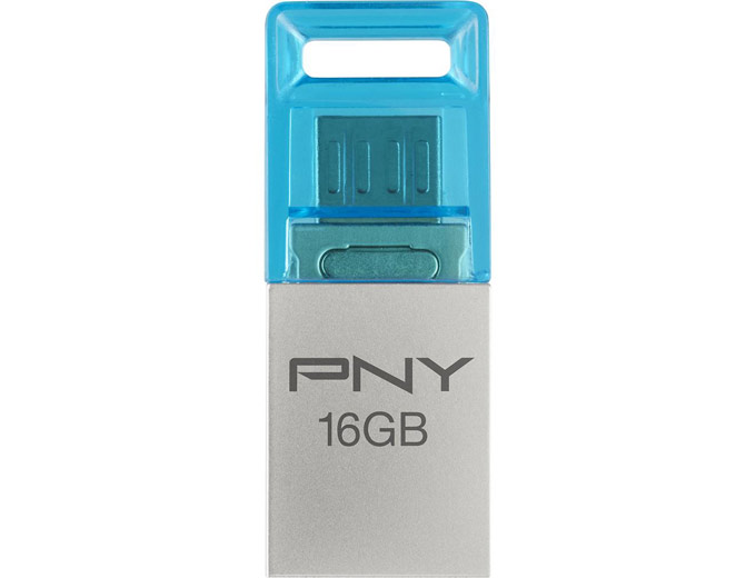 PNY Metal Duo Link 16GB USB Flash Drive
