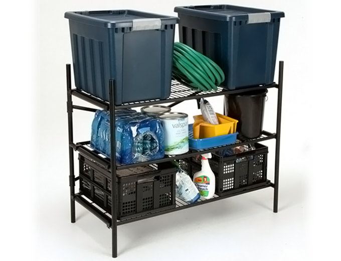 Cosco 3-Shelf Folding Storage Unit