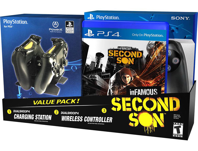 PS4 Controller with Infamous Second Son