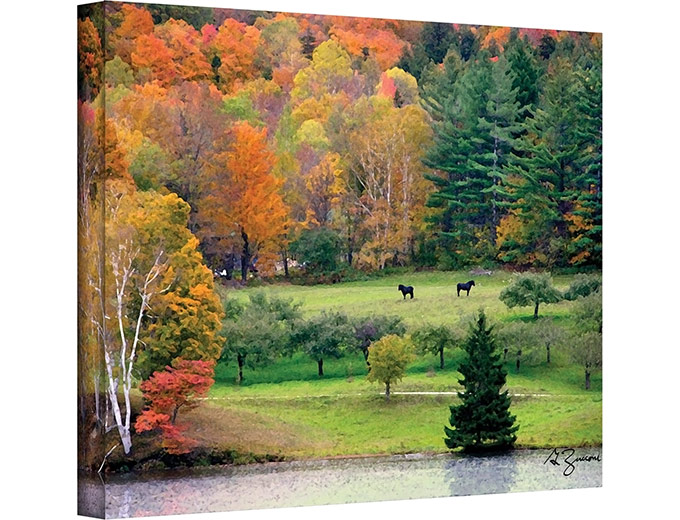 ArtWall Killington Vermont Wrapped Canvas