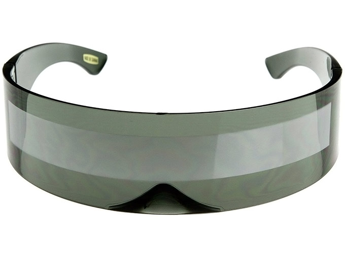 Futuristic Wrap Around Shield Sunglasses