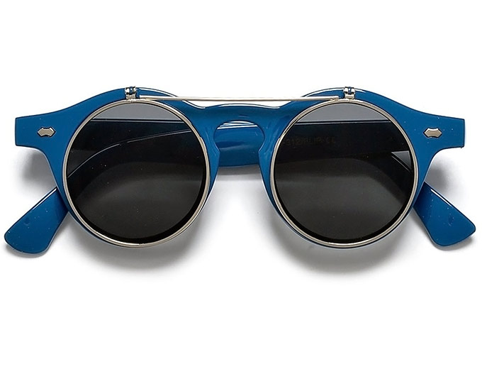 Retro Steampunk Flip Up Sunglasses