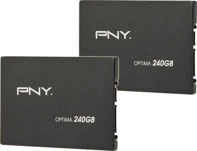 2x PNY Optima 2.5" 240GB SSD