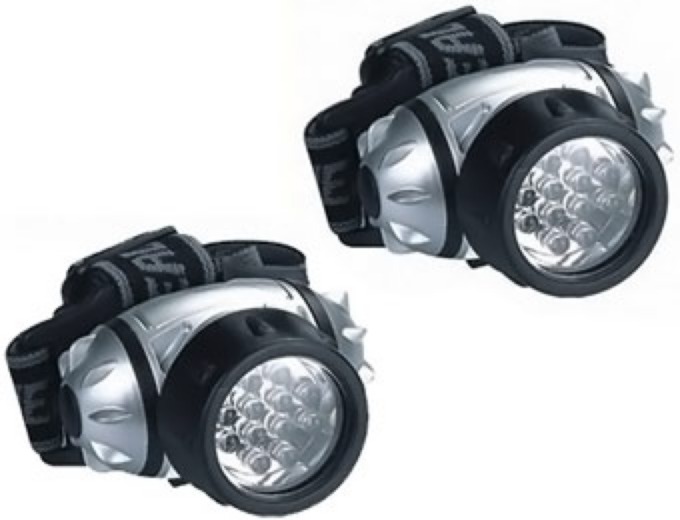 12 LED Adjustable Head-Lamps (2-pack)