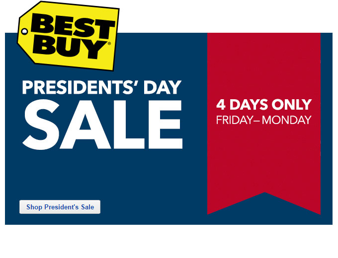Best Buy Presindent's Day Sale Event