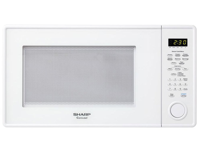 Sharp R459YW Carousel Countertop Microwave