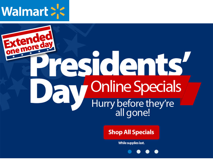 Walmart President's Day Sale