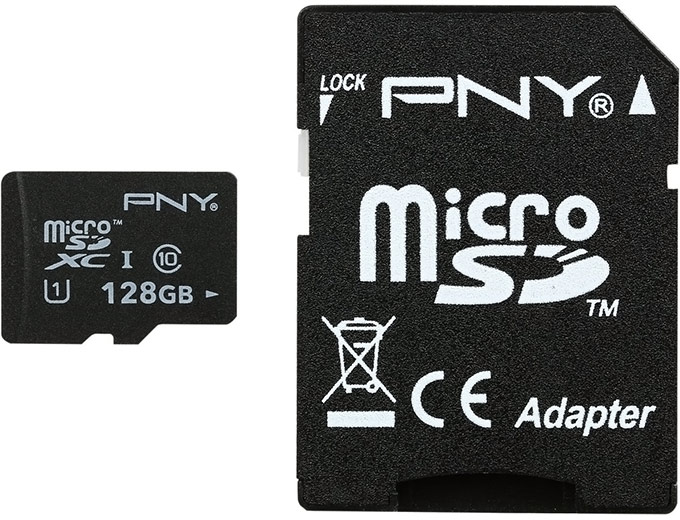 PNY 128GB microSDXC High Speed Memory Card