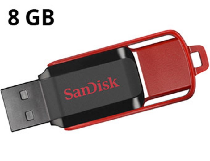 SanDisk Cruzer Switch 8GB USB Flash Drive