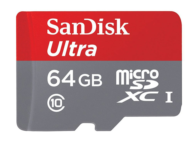 SanDisk Ultra 64GB microSDXC Memory Card