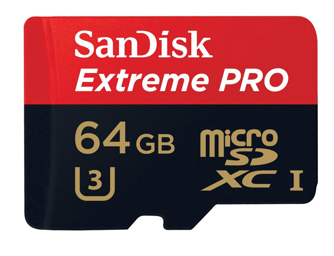 SanDisk Extreme PRO 64GB Micro SDXC Card