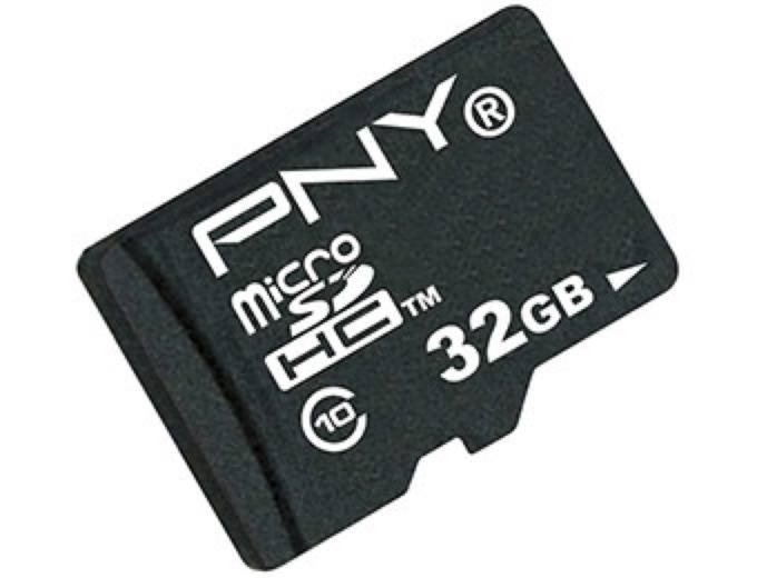 PNY 32GB Class 10 microSDHC Memory Card