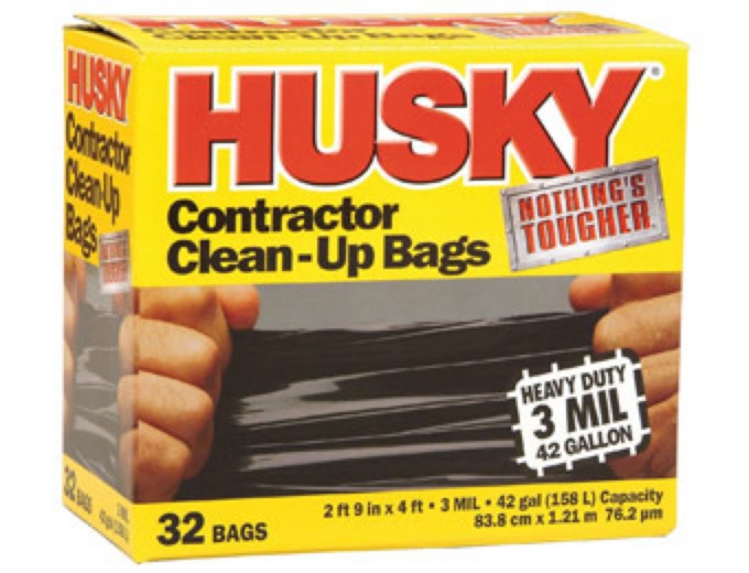 Husky 42 gal. Clean-up Bags (32-Count)