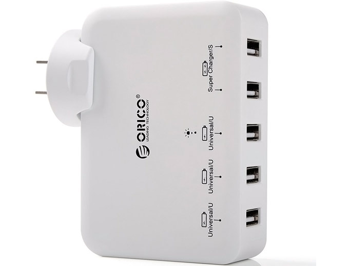 ORICO 8A 40W 5-Port Smart USB Wall Charger