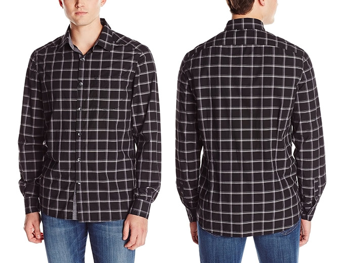 Kenneth Cole Men's Large Check Shirt