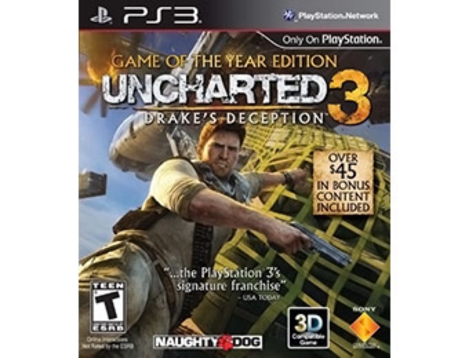 Uncharted 3: GotY Edition PS3