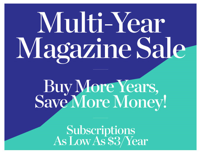DiscountMags Multi-Year Magazine Subscription Sale