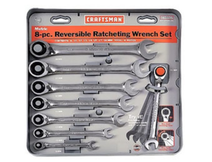 Craftsman 8 pc. Metric Wrench Set