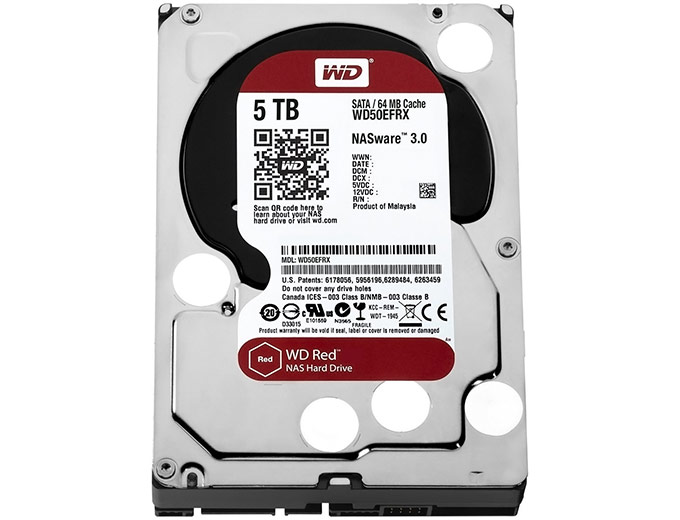 WD Red WD50EFRX 5TB NAS Hard Drive
