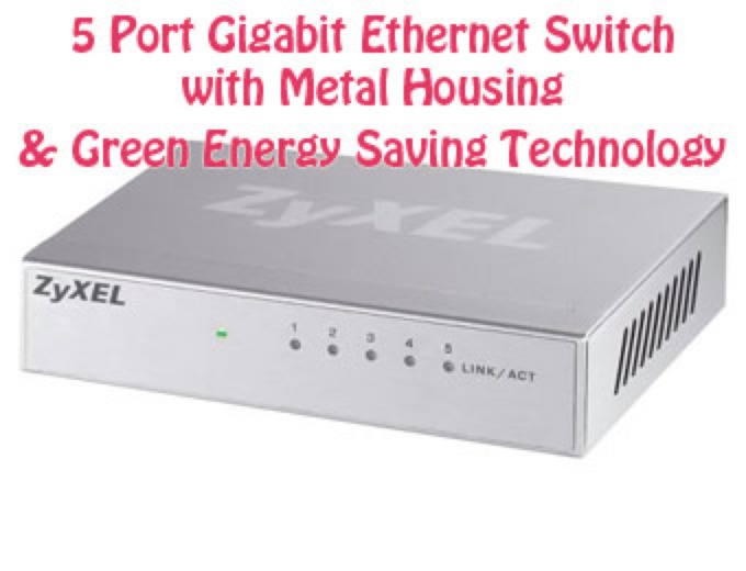 ZyXEL GS105B 5 Port Ethernet Switch