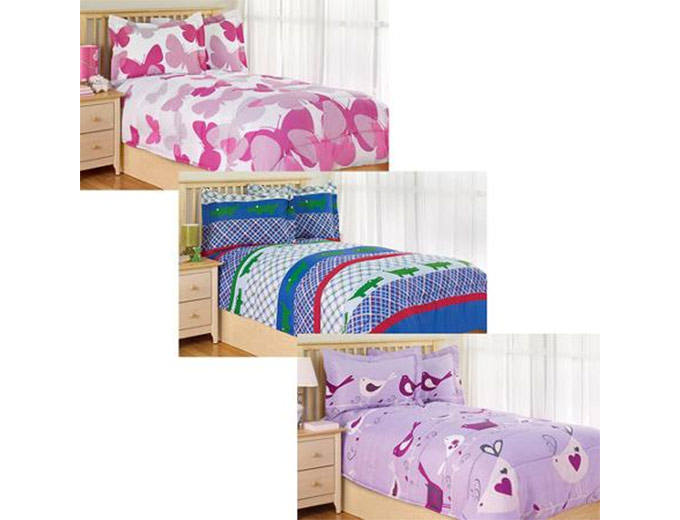 Kids Down Alternative Reversible Comforter Set
