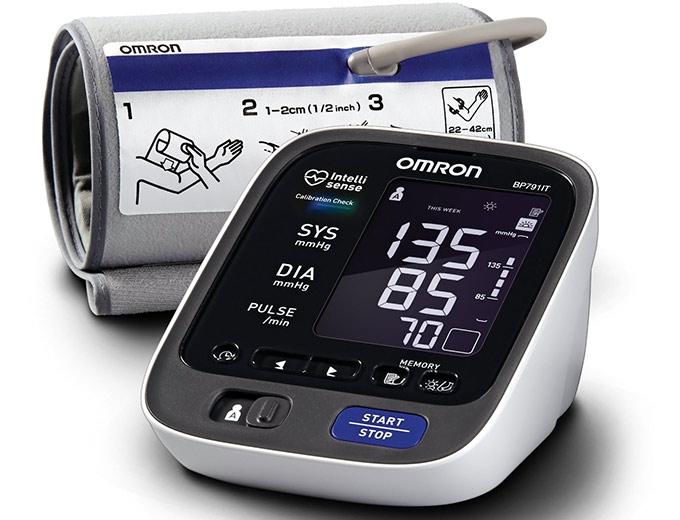 $50 off Omron BP791 10+ Series Blood Pressure Monitor, $59.99 + Free ...