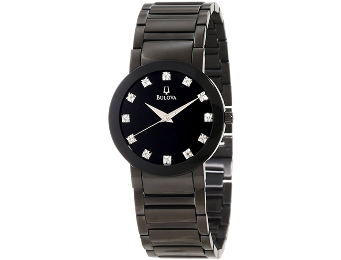 Bulova Men's 98D001 Diamond Accented Watch