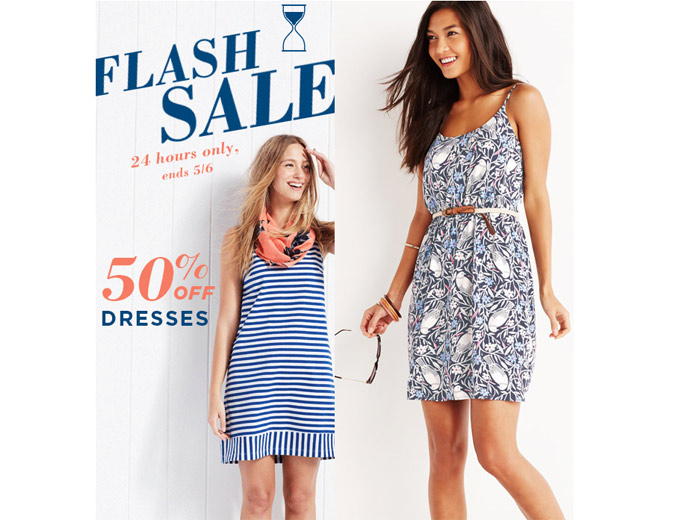 Old Navy Flash Sale - 50% off Dresses