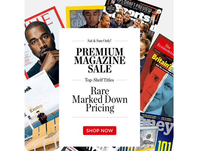 DiscountMags Premium Magazine Sale