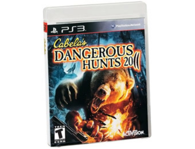 Cabela's Dangerous Hunts 2011 PS3 Game