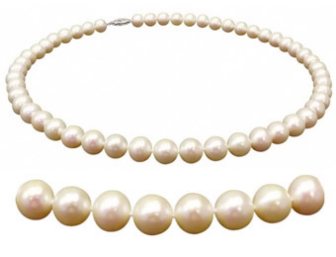 17.5" Freshwater Pearl Necklace 8-8.5mm AAA Quality