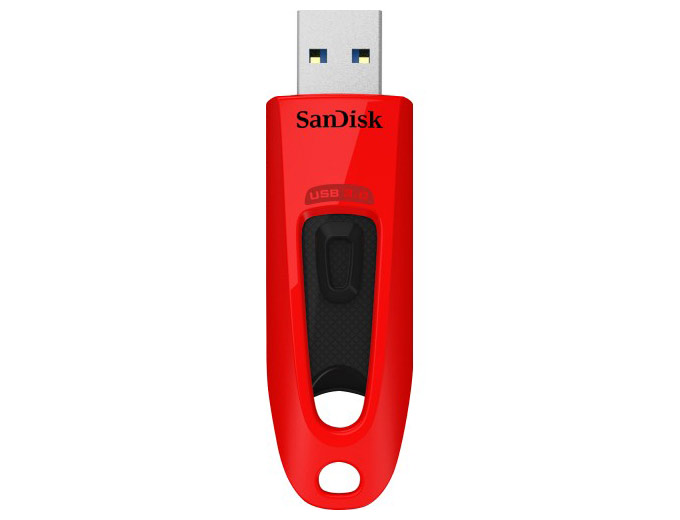 SanDisk Ultra 32GB USB 3.0 Flash Drive Red