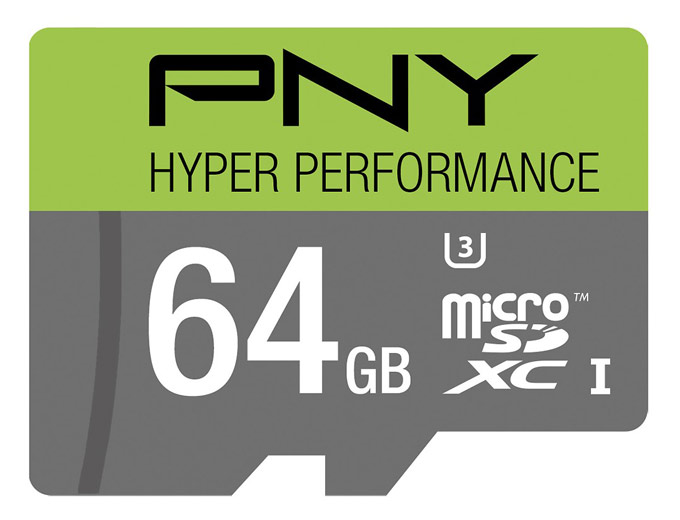 PNY 64GB microSDHC Class 10 Memory Card