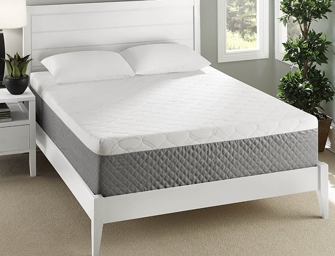 sleep innovations gel memory foam mattress topper queen