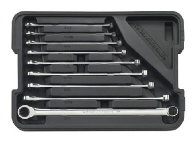 GearWrench KDT85998 9Pc Ratcheting Wrench Set