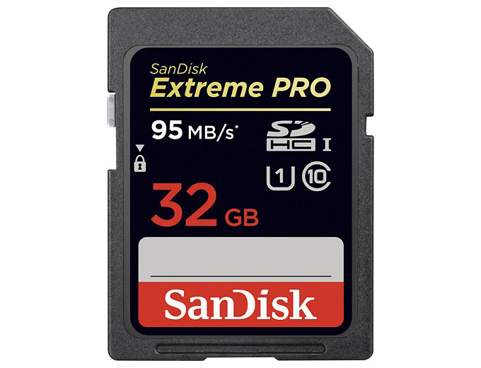 SanDisk 32GB Extreme Pro SDHC Memory Card