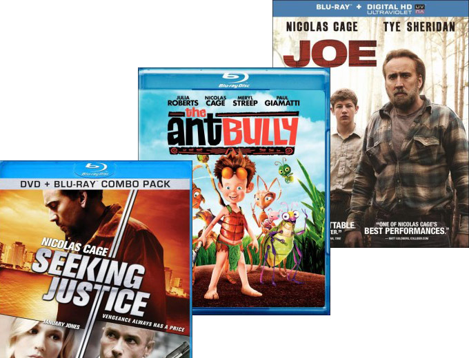 Nicolas Cage Movies on DVD and Blu-Ray