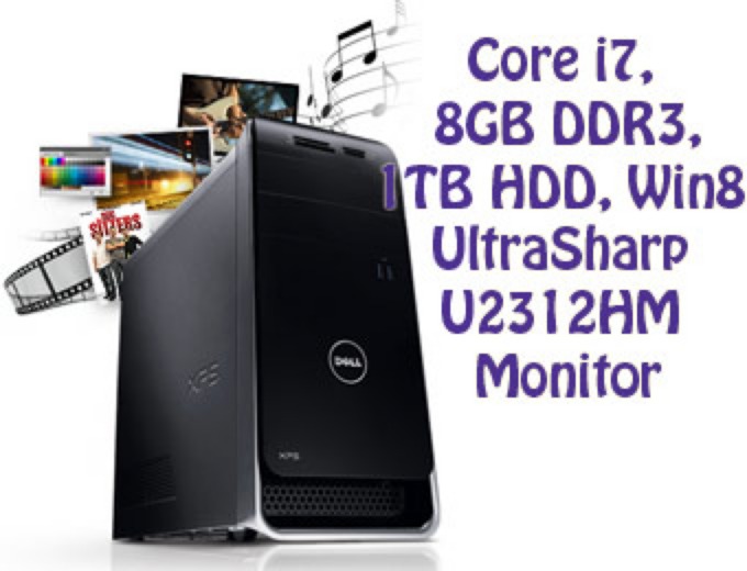 Dell XPS 8500 w/ UltraSharp U2312HM Monitor